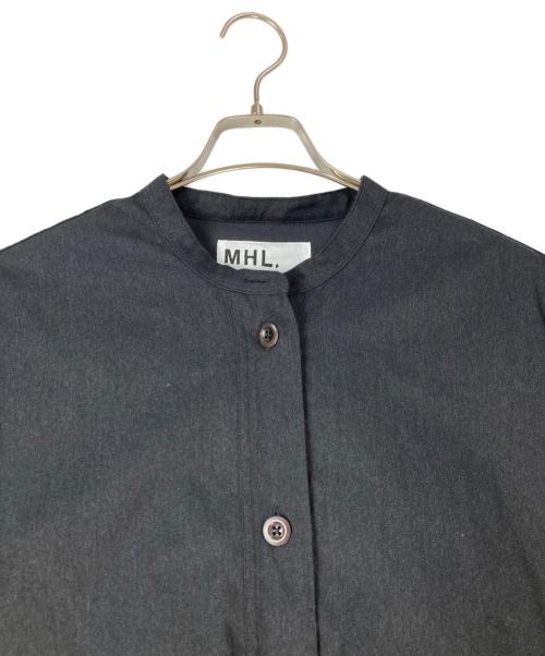MHL（マーガレットハウエル）MHL (マーガレットハウエル) コットンウールツイル ワンピース ブラック サイズ:1の古着・服飾アイテム