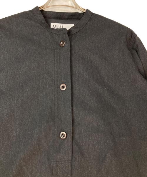 MHL（マーガレットハウエル）MHL (マーガレットハウエル) コットンウールツイル ワンピース ブラック サイズ:1の古着・服飾アイテム