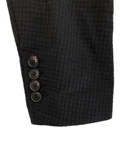 EMPORIO ARMANI（エンポリオ アルマーニ）EMPORIO ARMANI (エンポリオ アルマーニ) フーデッドシャツジャケット ブラック サイズ:50の古着・服飾アイテム