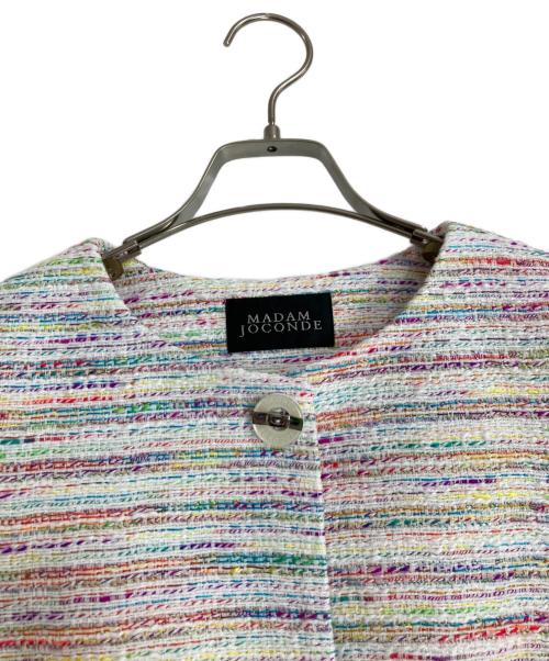MADAM JOCONDE（マダムジョコンダ）MADAM JOCONDE (マダムジョコンダ) ファンシーツイードセットアップ マルチカラー サイズ:38の古着・服飾アイテム