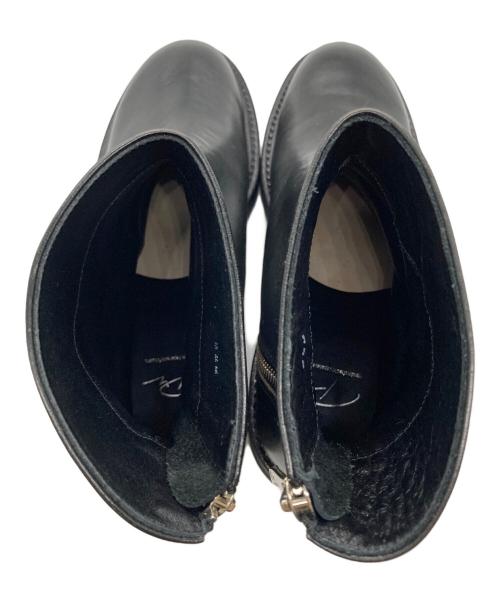 PRY（プライ）PRY (プライ) Excella® Spiral Zip Boots ブラック サイズ:25 1/2の古着・服飾アイテム