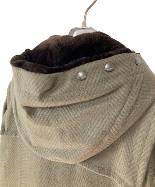 LOUIS VUITTON（ルイ ヴィトン）LOUIS VUITTON (ルイ ヴィトン) モノグラムライナー付きダッフルコート グレー サイズ:48の古着・服飾アイテム