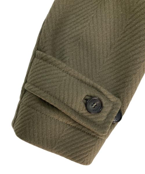LOUIS VUITTON（ルイ ヴィトン）LOUIS VUITTON (ルイ ヴィトン) モノグラムライナー付きダッフルコート グレー サイズ:48の古着・服飾アイテム