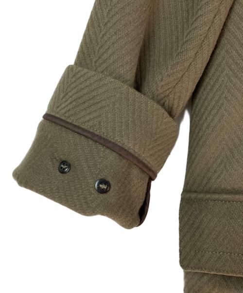 LOUIS VUITTON（ルイ ヴィトン）LOUIS VUITTON (ルイ ヴィトン) モノグラムライナー付きダッフルコート グレー サイズ:48の古着・服飾アイテム