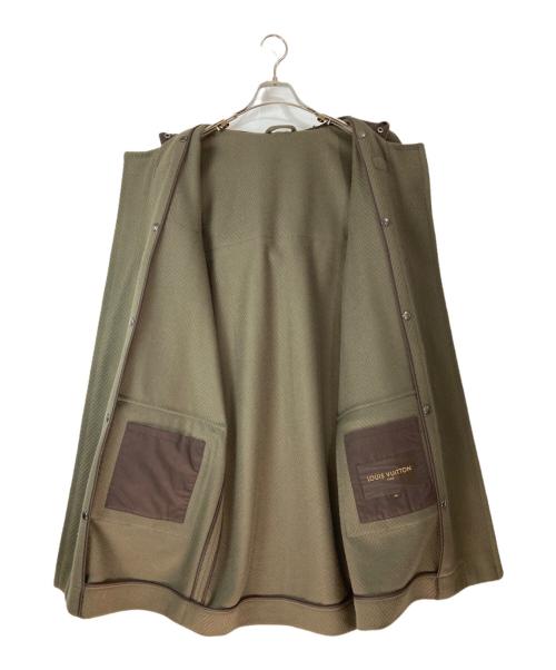 LOUIS VUITTON（ルイ ヴィトン）LOUIS VUITTON (ルイ ヴィトン) モノグラムライナー付きダッフルコート グレー サイズ:48の古着・服飾アイテム