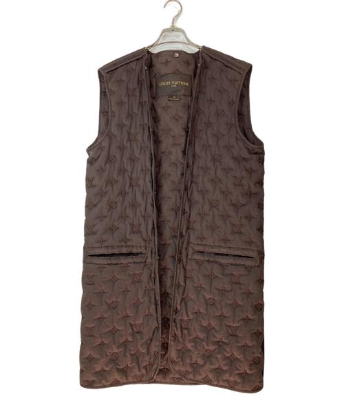 LOUIS VUITTON（ルイ ヴィトン）LOUIS VUITTON (ルイ ヴィトン) モノグラムライナー付きダッフルコート グレー サイズ:48の古着・服飾アイテム