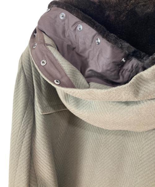 LOUIS VUITTON（ルイ ヴィトン）LOUIS VUITTON (ルイ ヴィトン) モノグラムライナー付きダッフルコート グレー サイズ:48の古着・服飾アイテム