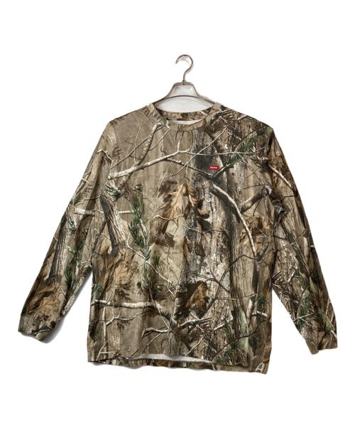SUPREME（シュプリーム）Supreme (シュプリーム) Small Box L/S Tee Realtree カーキ サイズ:XLの古着・服飾アイテム