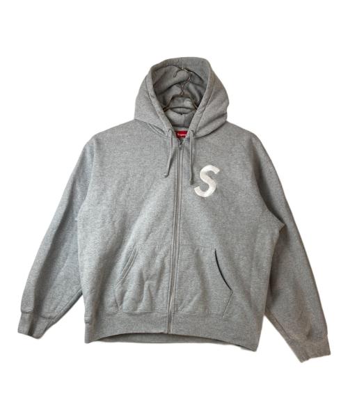 SUPREME（シュプリーム）Supreme (シュプリーム) 23FW S Logo Zip Up  Hooded Sweatshirt グレー サイズ:XLの古着・服飾アイテム