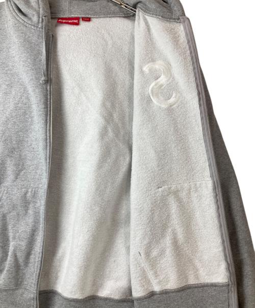 SUPREME（シュプリーム）Supreme (シュプリーム) 23FW S Logo Zip Up  Hooded Sweatshirt グレー サイズ:XLの古着・服飾アイテム