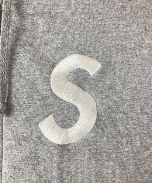 SUPREME（シュプリーム）Supreme (シュプリーム) 23FW S Logo Zip Up  Hooded Sweatshirt グレー サイズ:XLの古着・服飾アイテム