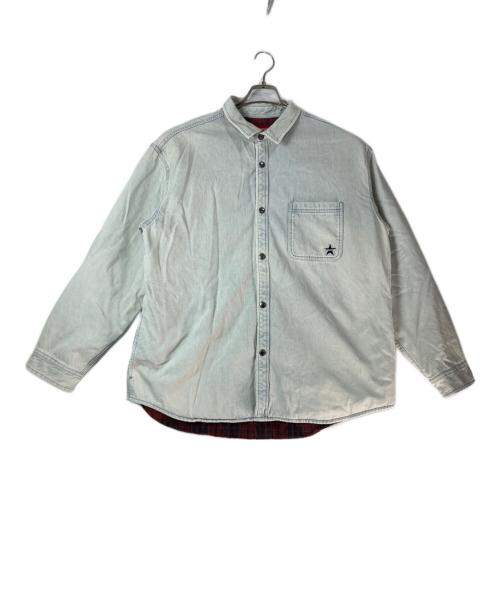 SUPREME（シュプリーム）Supreme (シュプリーム) 25FW Quilted Lined Denim Snap Shirt インディゴ サイズ:XLの古着・服飾アイテム