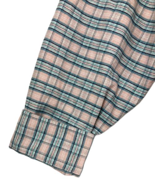 SUPREME（シュプリーム）Supreme (シュプリーム) Loose Fit Flannel Oxford ピンク サイズ:XLの古着・服飾アイテム