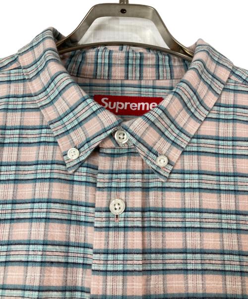 SUPREME（シュプリーム）Supreme (シュプリーム) Loose Fit Flannel Oxford ピンク サイズ:XLの古着・服飾アイテム