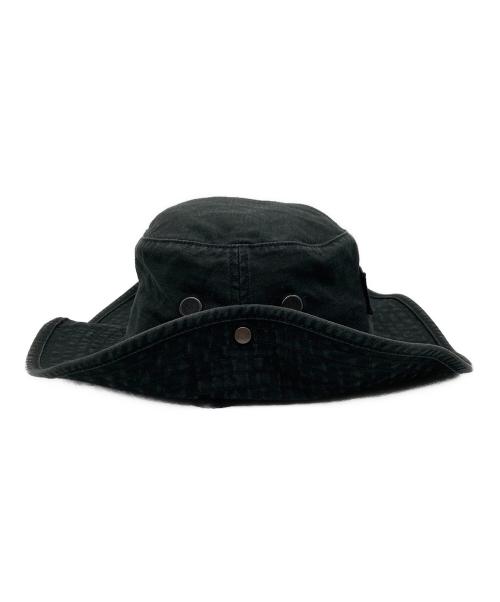 SUPREME（シュプリーム）SUPREME (シュプリーム) 23FW Military Boonie Box Logo バケットハット ブラックの古着・服飾アイテム