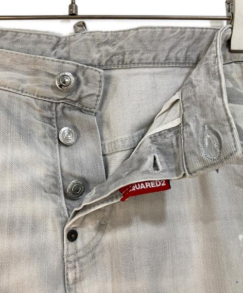 DSQUARED2（ディースクエアード）DSQUARED2 (ディースクエアード) ボタンフライジーンズ/Sexy Twist グレー サイズ:48の古着・服飾アイテム