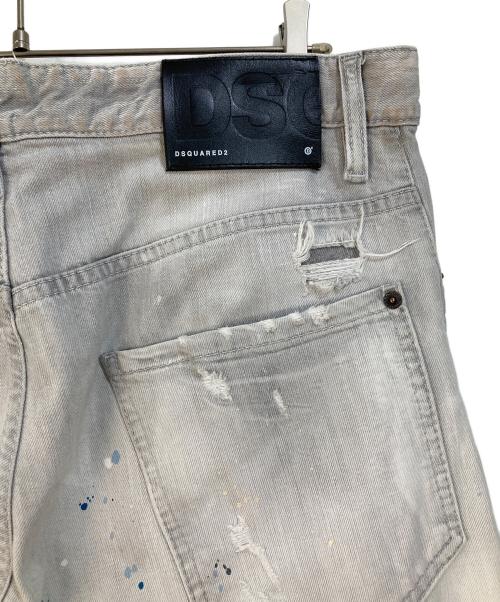 DSQUARED2（ディースクエアード）DSQUARED2 (ディースクエアード) ボタンフライジーンズ/Sexy Twist グレー サイズ:48の古着・服飾アイテム