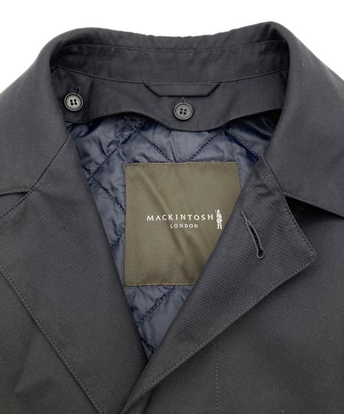 MACKINTOSH LONDON（マッキントッシュ ロンドン）MACKINTOSH LONDON (マッキントッシュ ロンドン) ライナー付ステンカラーコート ネイビー サイズ:40の古着・服飾アイテム