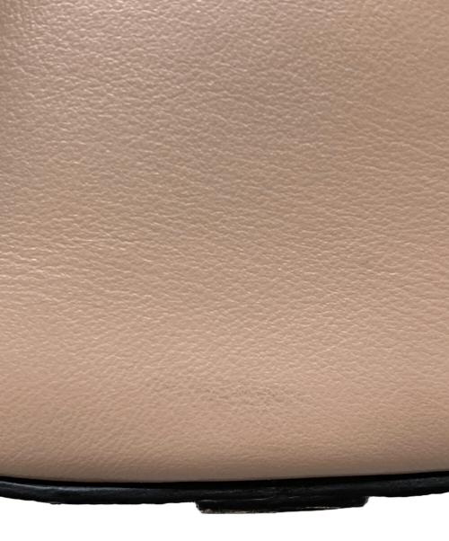 PRADA（プラダ）PRADA (プラダ) サフィアーノ+ソフト C 2WAYハンドバッグ ベージュピンクの古着・服飾アイテム