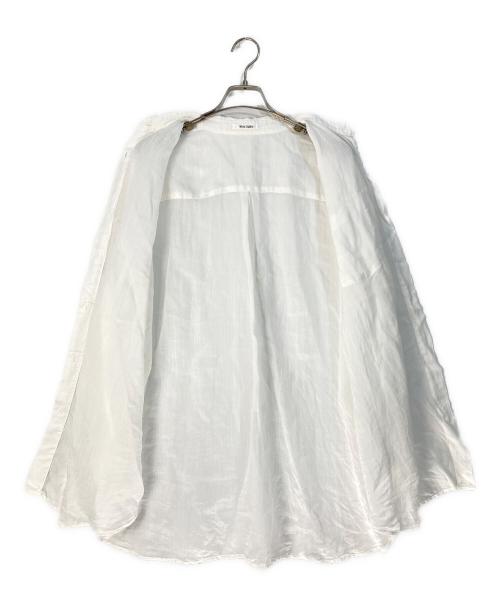 Whim Gazette（ウィムガゼット）Whim Gazette (ウィムガゼット) ラミーシャツ ホワイト サイズ:Fの古着・服飾アイテム