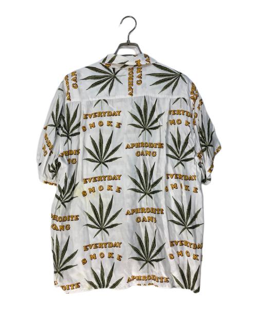 WACKO MARIA（ワコマリア）WACKO MARIA (ワコマリア) BUDSPOOL (バッズプール) HAWAIIAN SHIRT ホワイト サイズ:Ｌの古着・服飾アイテム