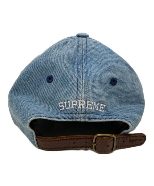 SUPREME（シュプリーム）Supreme (シュプリーム) BURBERRY LONDON (バーバリーロンドン) Denim 6-Panel Cap ブルーの古着・服飾アイテム