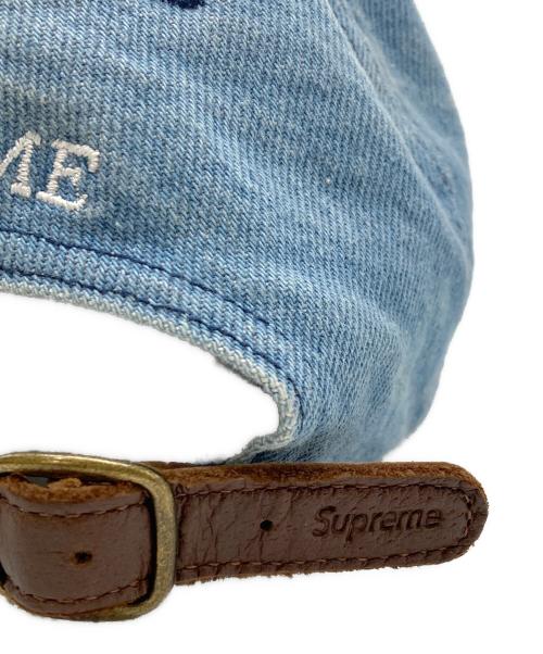 SUPREME（シュプリーム）Supreme (シュプリーム) BURBERRY LONDON (バーバリーロンドン) Denim 6-Panel Cap ブルーの古着・服飾アイテム