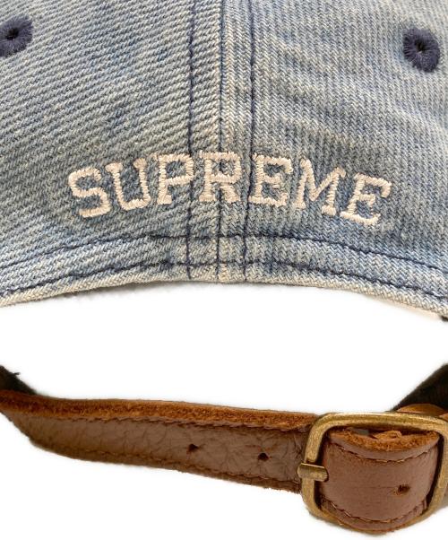 SUPREME（シュプリーム）Supreme (シュプリーム) BURBERRY LONDON (バーバリーロンドン) Denim 6-Panel Cap ブルーの古着・服飾アイテム