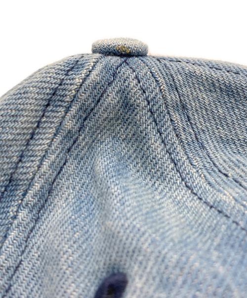SUPREME（シュプリーム）Supreme (シュプリーム) BURBERRY LONDON (バーバリーロンドン) Denim 6-Panel Cap ブルーの古着・服飾アイテム