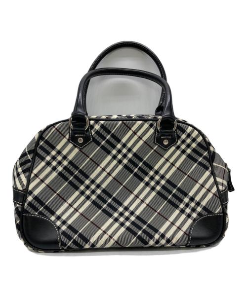 BURBERRY BLUE LABEL（バーバリー ブルー レーベル）BURBERRY BLUE LABEL (バーバリー ブルー レーベル) ノバチェックミニボストンバッグ グレーの古着・服飾アイテム