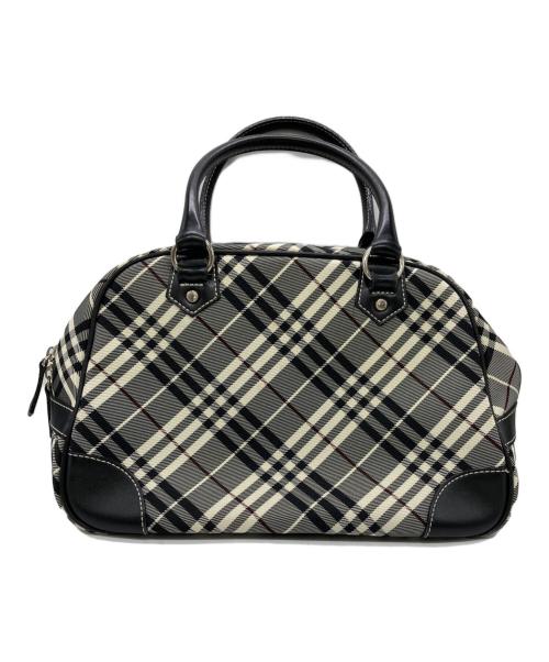 BURBERRY BLUE LABEL（バーバリー ブルー レーベル）BURBERRY BLUE LABEL (バーバリー ブルー レーベル) ノバチェックミニボストンバッグ グレーの古着・服飾アイテム