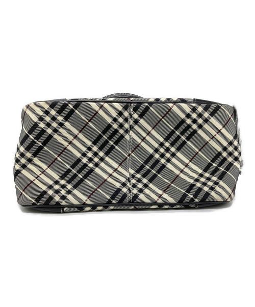 BURBERRY BLUE LABEL（バーバリー ブルー レーベル）BURBERRY BLUE LABEL (バーバリー ブルー レーベル) ノバチェックミニボストンバッグ グレーの古着・服飾アイテム
