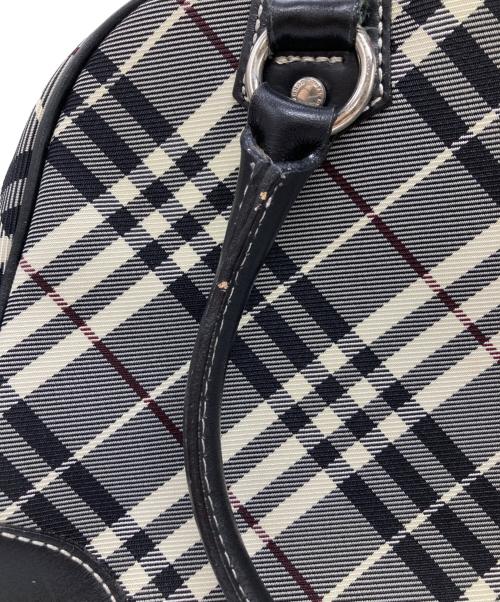 BURBERRY BLUE LABEL（バーバリー ブルー レーベル）BURBERRY BLUE LABEL (バーバリー ブルー レーベル) ノバチェックミニボストンバッグ グレーの古着・服飾アイテム