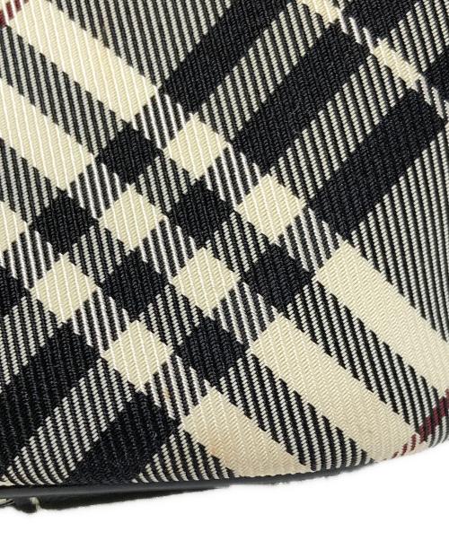 BURBERRY BLUE LABEL（バーバリー ブルー レーベル）BURBERRY BLUE LABEL (バーバリー ブルー レーベル) ノバチェックミニボストンバッグ グレーの古着・服飾アイテム