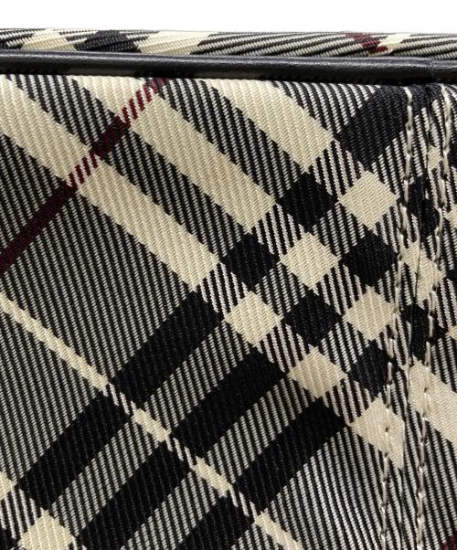 BURBERRY BLUE LABEL（バーバリー ブルー レーベル）BURBERRY BLUE LABEL (バーバリー ブルー レーベル) ノバチェックミニボストンバッグ グレーの古着・服飾アイテム