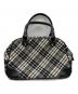 BURBERRY BLUE LABEL（バーバリー ブルー レーベル）の古着「ノバチェックミニボストンバッグ」｜グレー