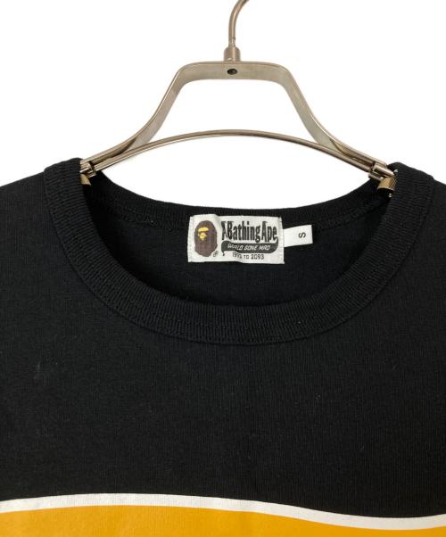 A BATHING APE（アベイシングエイプ）A BATHING APE (アベイシングエイプ) プリントTシャツ ブラック サイズ:Sの古着・服飾アイテム
