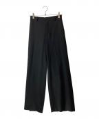 Plageプラージュ）の古着「25ss Wide Straight パンツ」｜ブラック