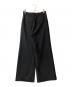Plage (プラージュ) 25ss Wide Straight パンツ ブラック サイズ:36：7000円