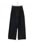 CLANE（クラネ）の古着「2WAY ADJUST RASH GUARD TUCK PANTS」｜ブラック