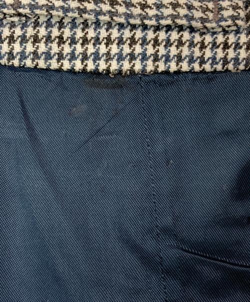 Aquascutum（アクアスキュータム）Aquascutum (アクアスキュータム) イングランド製 千鳥格子トレンチコート グレー サイズ:不明の古着・服飾アイテム