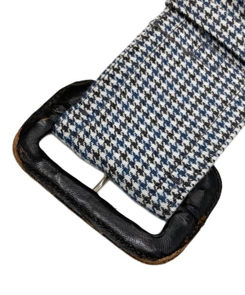 Aquascutum（アクアスキュータム）Aquascutum (アクアスキュータム) イングランド製 千鳥格子トレンチコート グレー サイズ:不明の古着・服飾アイテム