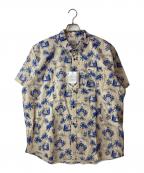 RVCAルーカ）の古着「総柄シャツ」｜ベージュ
