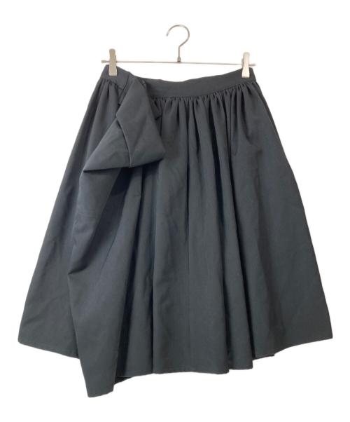 LIMI feu（リミフゥ）LIMI feu (リミフゥ) ウールギャバ変形スカート ブラック サイズ:-の古着・服飾アイテム
