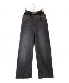 PROTOTYPES（プロトタイプス）の古着「レイヤードパンツ/WAISTBAND DENIMREGULAR BLACK」｜ブラック