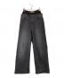 PROTOTYPES（プロトタイプス）の古着「レイヤードパンツ/WAISTBAND DENIMREGULAR BLACK」｜ブラック