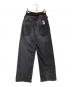 PROTOTYPES (プロトタイプス) レイヤードパンツ/WAISTBAND DENIMREGULAR BLACK ブラック サイズ:XS：30000円