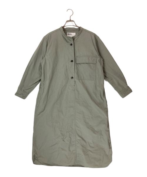 MHL（マーガレットハウエル）MHL (マーガレットハウエル) DRY COTTON POPLIN OP グレー サイズ:1の古着・服飾アイテム