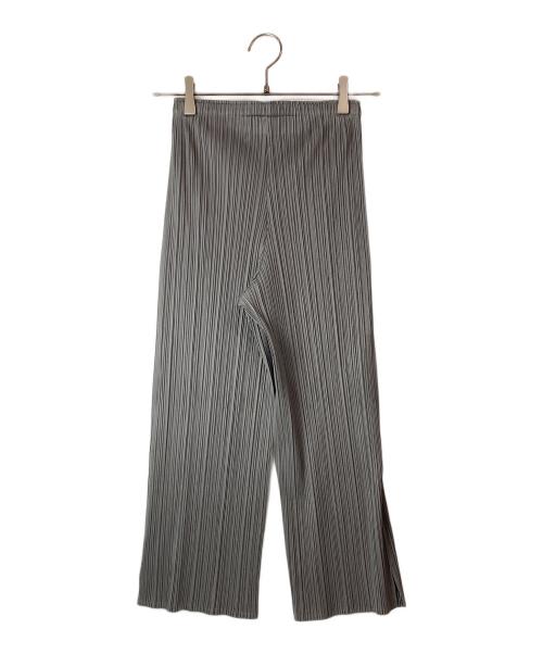 PLEATS PLEASE（プリーツプリーズ）PLEATS PLEASE (プリーツプリーズ) プリーツロングパンツ グレー サイズ:Freeの古着・服飾アイテム