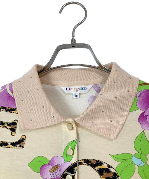 LEONARD SPORT（レオナール スポーツ）LEONARD SPORT (レオナール スポーツ) ポロシャツ ピンク サイズ:40の古着・服飾アイテム